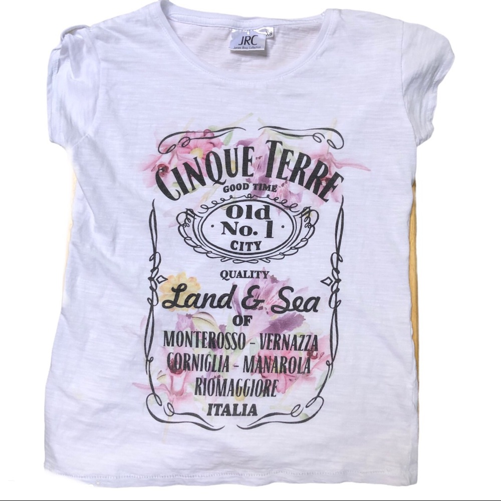 Graphic Teeshirt White Sz XS